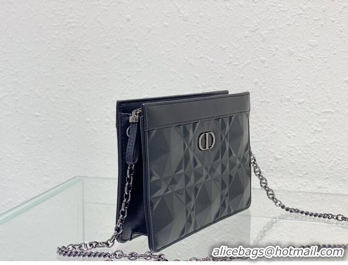 Pretty Style DIOR MINI BOBBY BAG Cannage Calfskin C2806 black