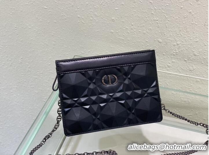 Pretty Style DIOR MINI BOBBY BAG Cannage Calfskin C2806 black