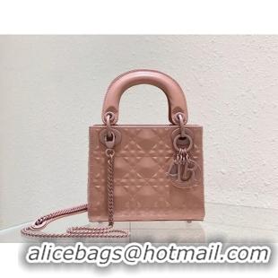 Good Taste MINI LADY DIOR BAG Cannage Calfskin C2815 pink