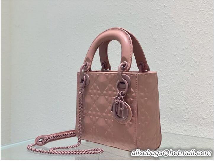 Good Taste MINI LADY DIOR BAG Cannage Calfskin C2815 pink