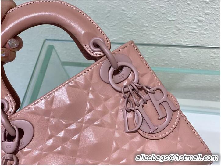 Good Taste MINI LADY DIOR BAG Cannage Calfskin C2815 pink