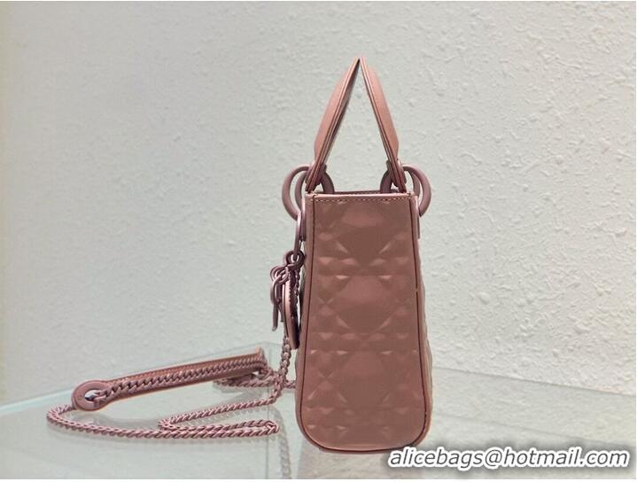 Good Taste MINI LADY DIOR BAG Cannage Calfskin C2815 pink