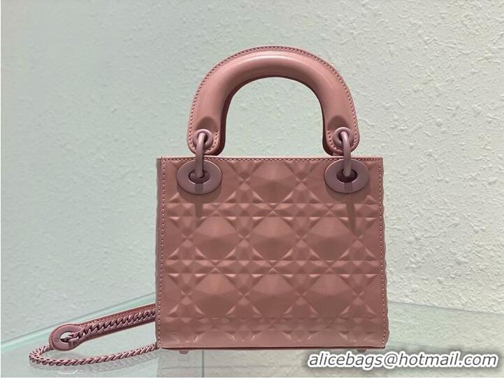 Good Taste MINI LADY DIOR BAG Cannage Calfskin C2815 pink