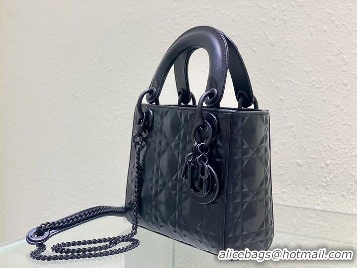 Famous Brand MINI LADY DIOR BAG Cannage Calfskin C2815 black