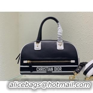 Top Quality DIOR medium leather tote Bag C9189 black