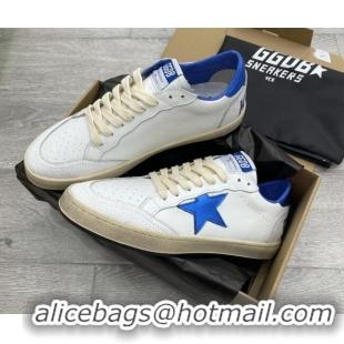 Stylish Golden Goose GGDB Ball Star Sneakers White/Blue 052143