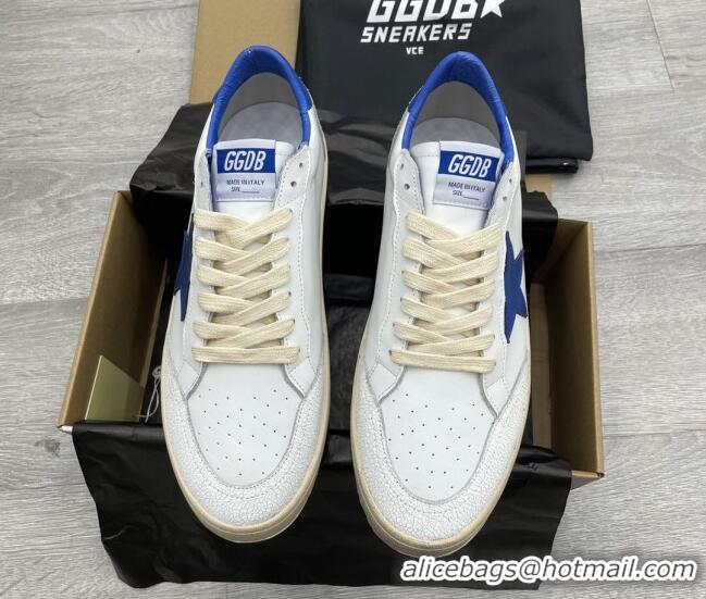 Stylish Golden Goose GGDB Ball Star Sneakers White/Blue 052143