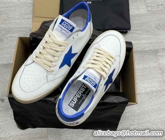 Stylish Golden Goose GGDB Ball Star Sneakers White/Blue 052143