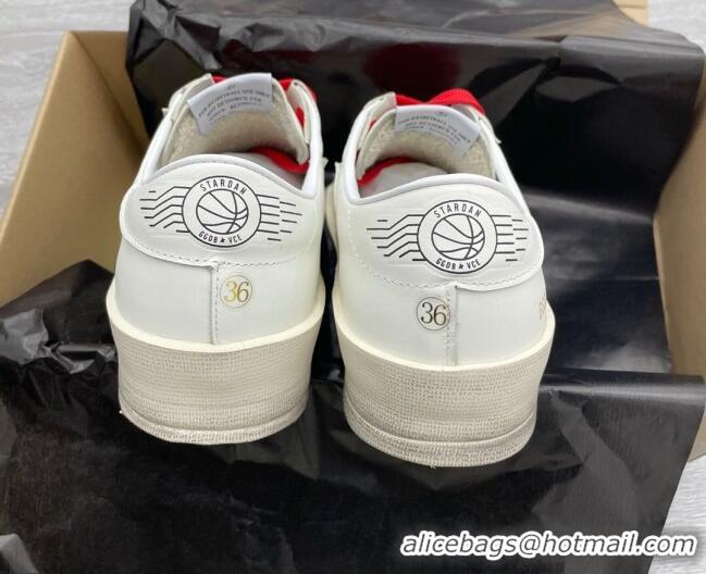 Popular Style Golden Goose GGDB Stardan Sneakers White/Red 052144