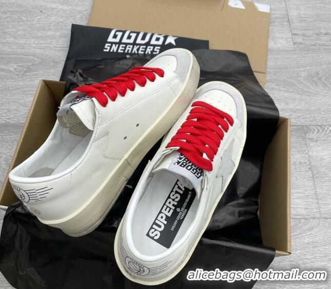 Popular Style Golden Goose GGDB Stardan Sneakers White/Red 052144