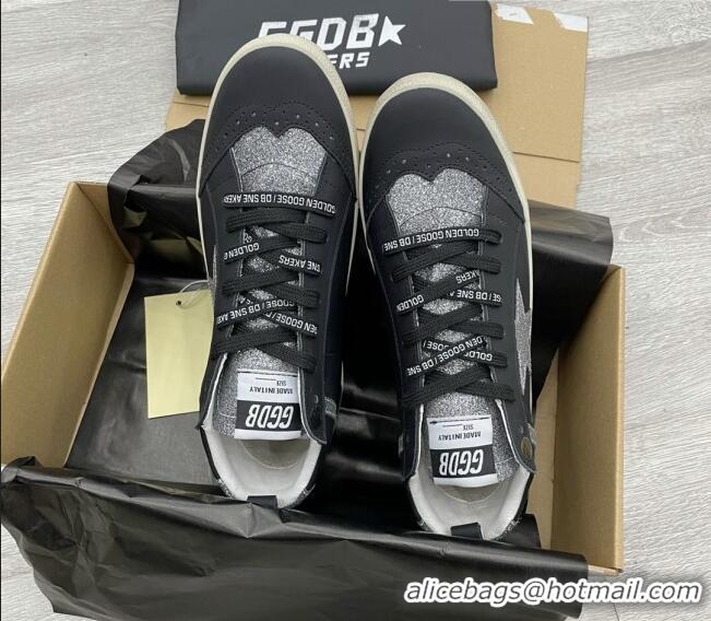 Pretty Style Golden Goose GGDB Glitter Mid Star Sneakers Balck/Silver 052147