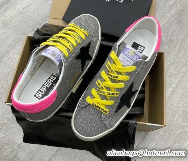 Top Grade Golden Goose GGDB Super-Star Sneakers Grey/Pink/Yellow 052150