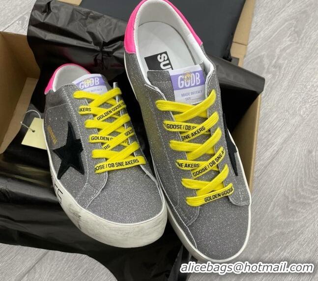 Top Grade Golden Goose GGDB Super-Star Sneakers Grey/Pink/Yellow 052150