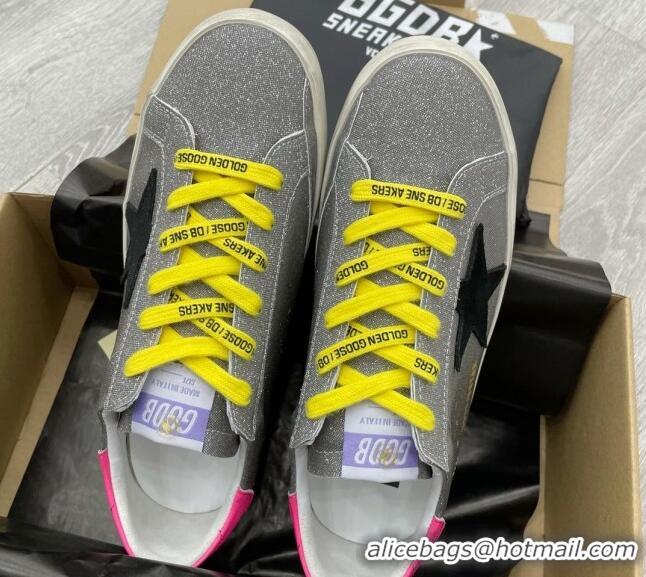 Top Grade Golden Goose GGDB Super-Star Sneakers Grey/Pink/Yellow 052150