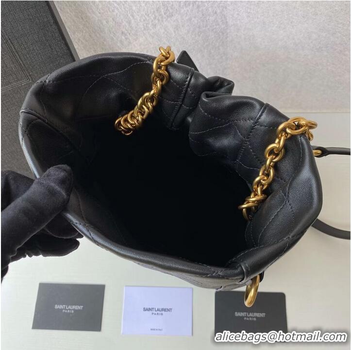 Top Quality Yves Saint Laurent Calf leather bag Y677822 black