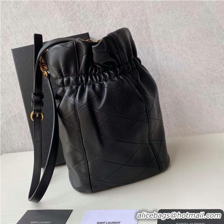 Top Quality Yves Saint Laurent Calf leather bag Y677822 black