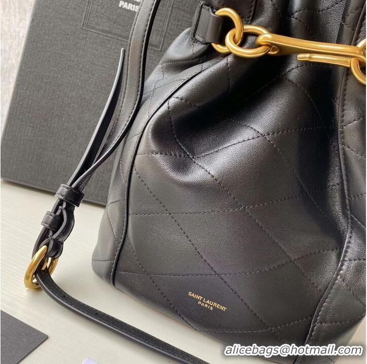 Top Quality Yves Saint Laurent Calf leather bag Y677822 black