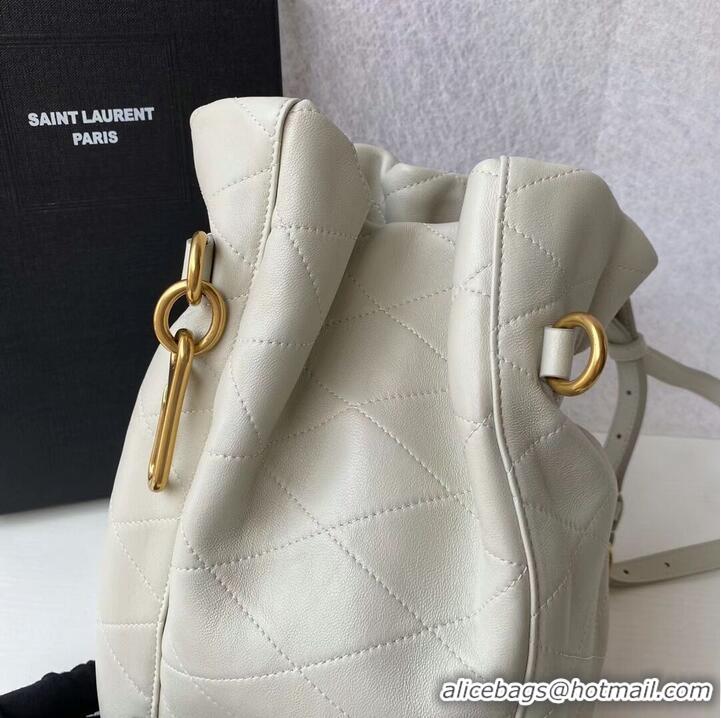 Inexpensive Yves Saint Laurent Calf leather bag Y677822 BLANC VINTAGE