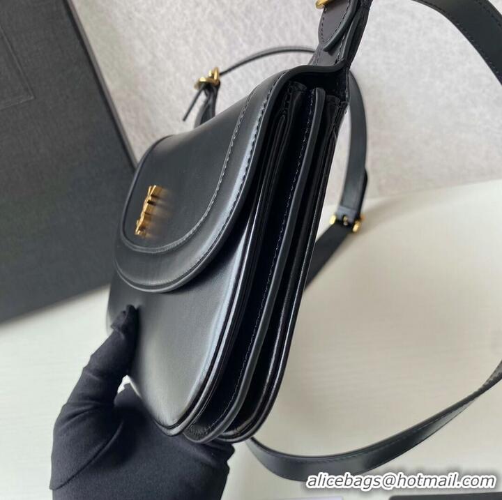 Super Quality Yves Saint Laurent Calf leather bag Y677905 black