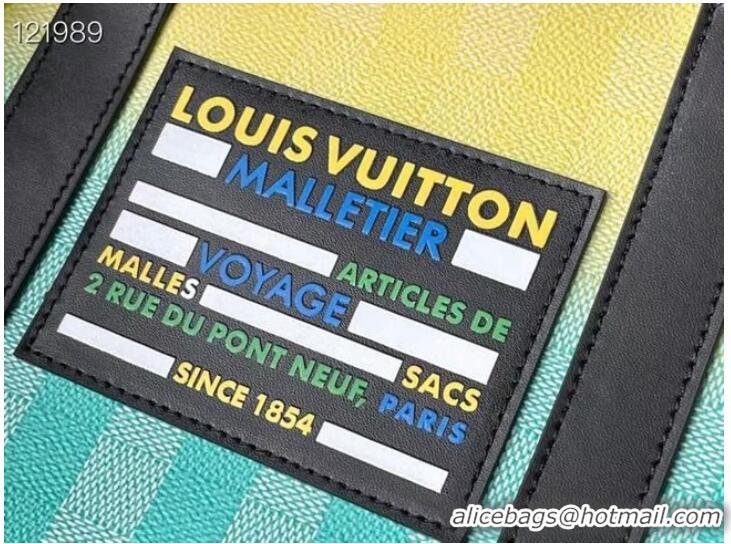 Luxury Cheap Louis Vuitton KEEPALL 50B M59912 Gradient Green