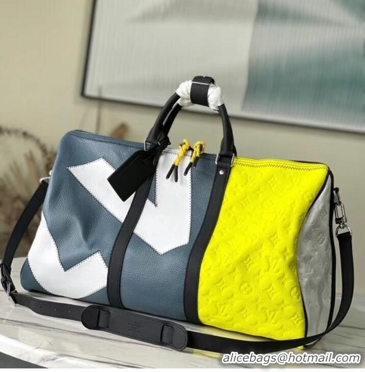 Unique Grade Louis Vuitton KEEPALL 50B M59922 Yellow