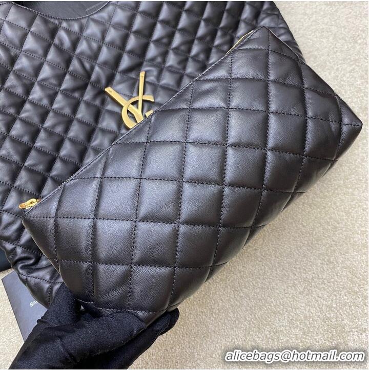 Top Quality Yves Saint Laurent Original Leather Shopping Bag 698651 Black