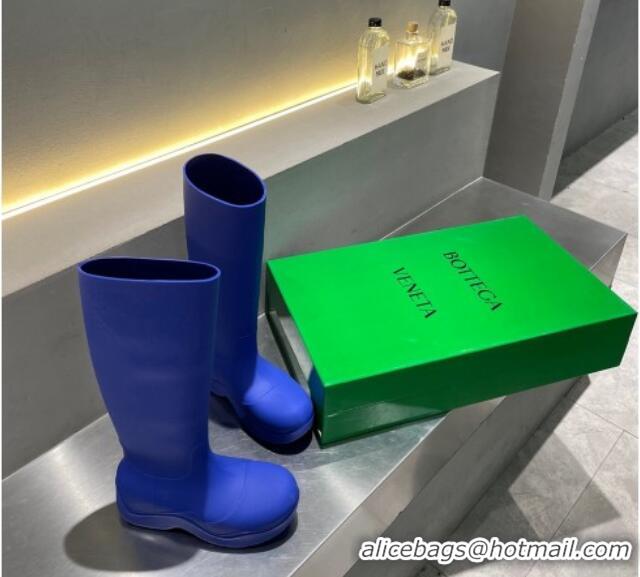 Most Popular Bottega Veneta Puddle Rubber High Boots Cobalt Blue 2051927