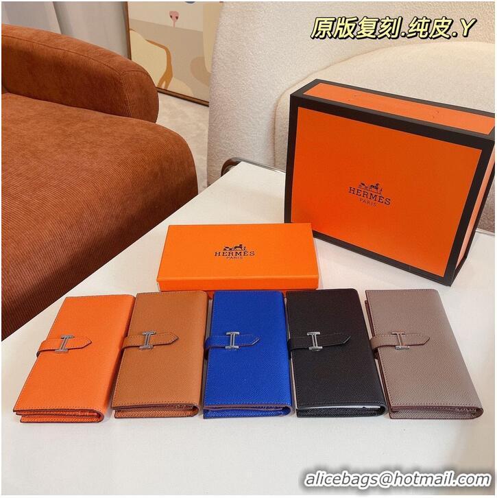 Reasonable Price Hermes Bearn Japonaise Bi-Fold Wallet Espom Leather A208