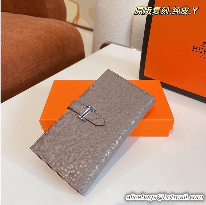 Reasonable Price Hermes Bearn Japonaise Bi-Fold Wallet Espom Leather A208