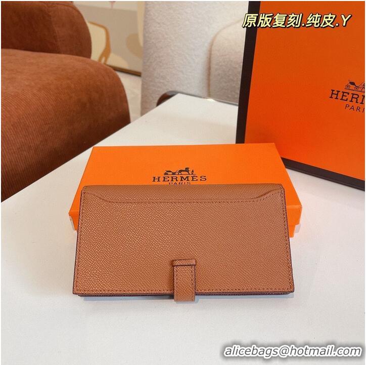 Reasonable Price Hermes Bearn Japonaise Bi-Fold Wallet Espom Leather A208