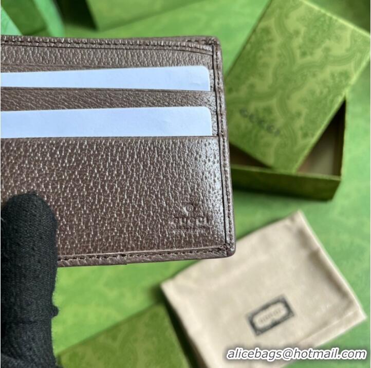 Top Grade Gucci Jumbo GG wallet 699308 brown