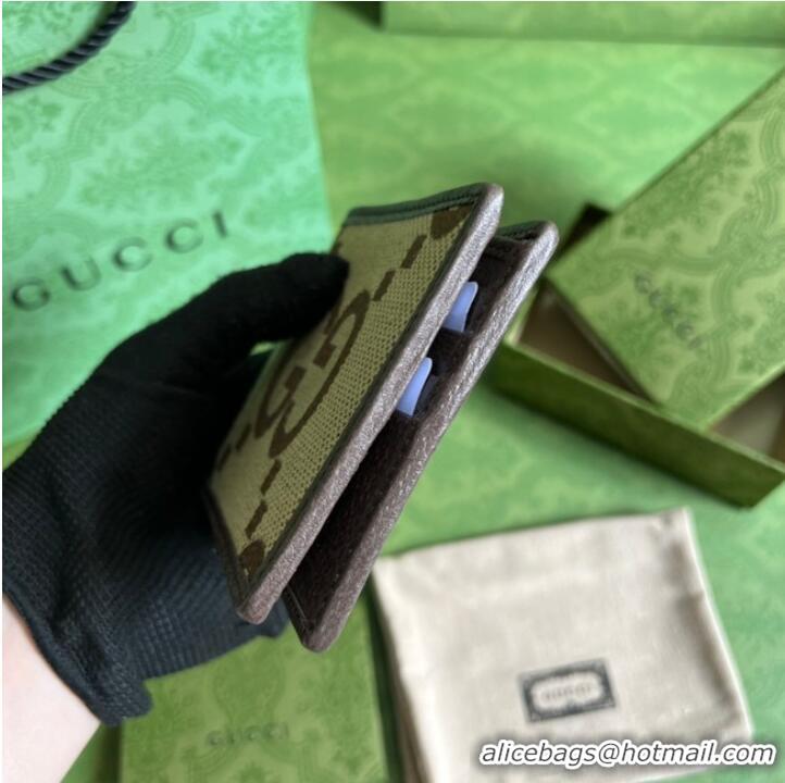 Top Grade Gucci Jumbo GG wallet 699308 brown