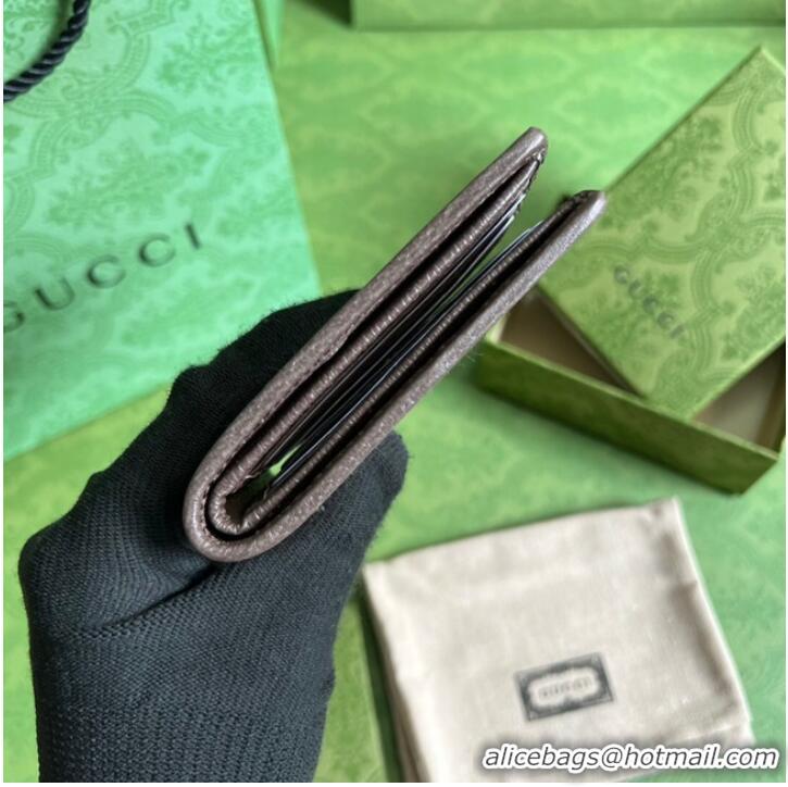 Top Grade Gucci Jumbo GG wallet 699308 brown