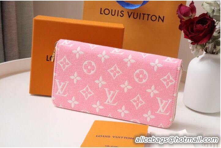 Good Product Louis Vuitton ZIPPY wallet M81226 Cherry Blossom powder