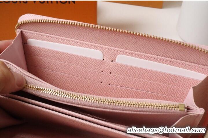 Good Product Louis Vuitton ZIPPY wallet M81226 Cherry Blossom powder