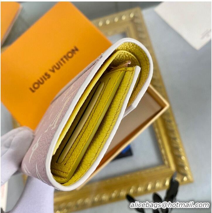 Reasonable Price Louis Vuitton VICTORINE WALLET M81289 Pink&Yellow