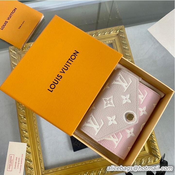 Reasonable Price Louis Vuitton VICTORINE WALLET M81289 Pink&Yellow