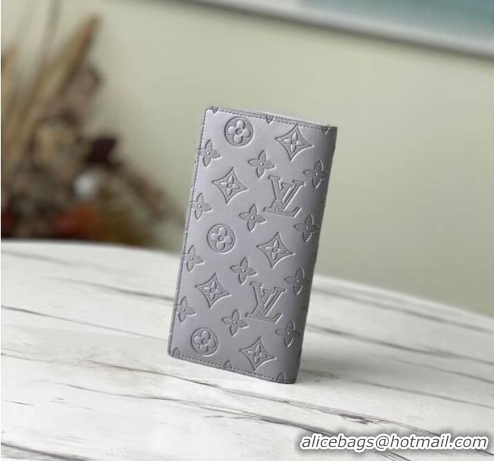 Affordable Price Louis Vuitton BRAZZA WALLET M81335 Anthracite gray