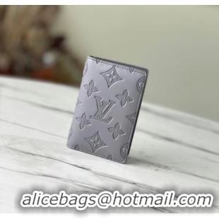 Well Crafted Louis Vuitton POCKET ORGANIZER M81382 Anthracite gray