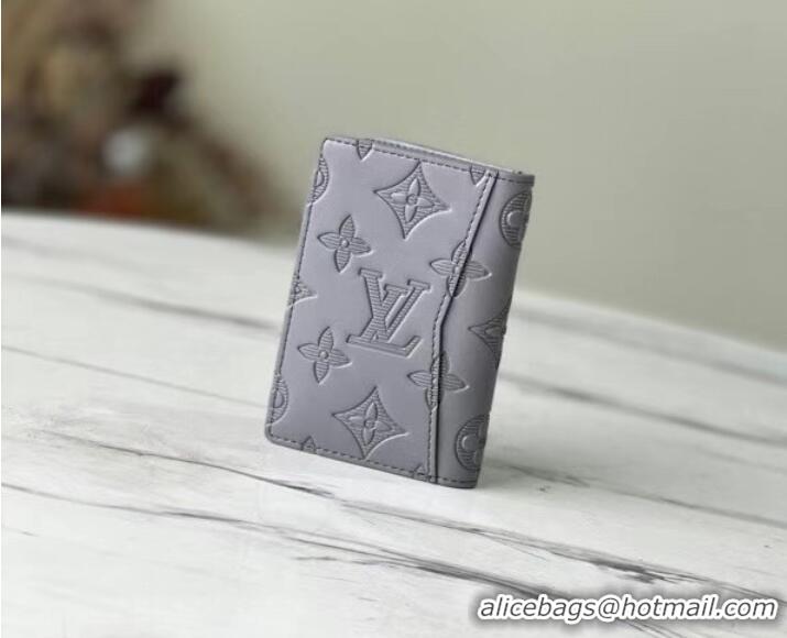 Well Crafted Louis Vuitton POCKET ORGANIZER M81382 Anthracite gray