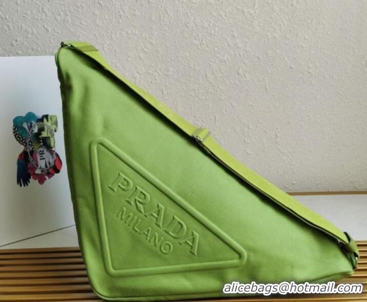 Super Quality Prada Re-Nylon large shoulder bag 2EV077 green