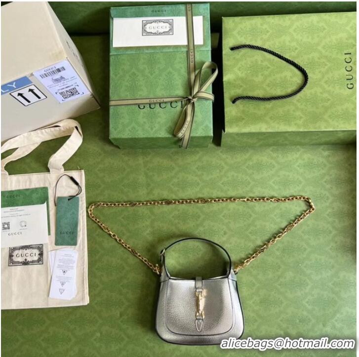 Promotional Gucci Jackie 1961 lame mini bag 675799 Silver