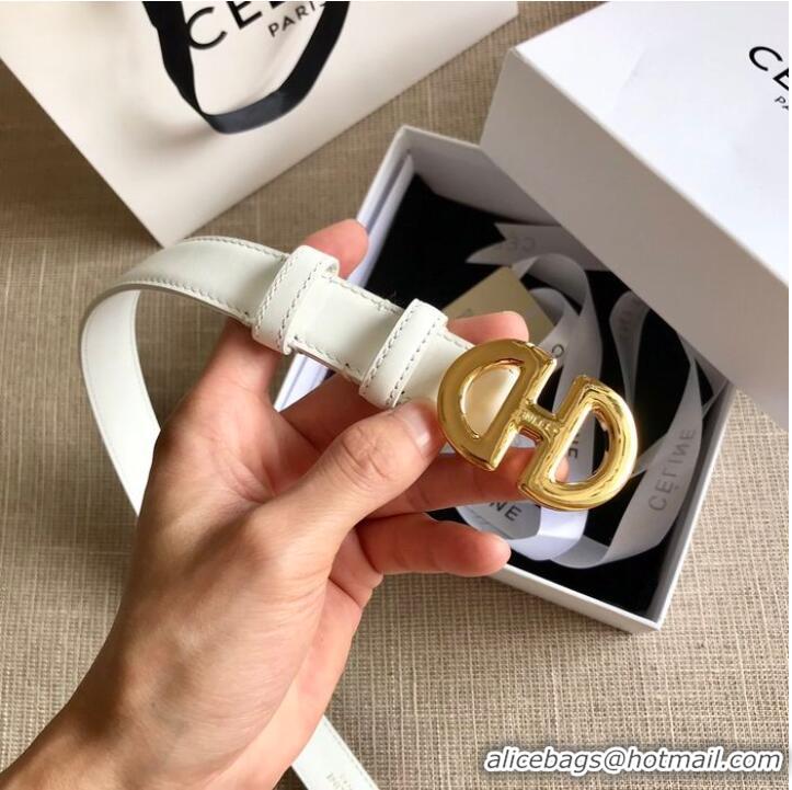 Top Grade Celine Belt 25MM CEB00018 White Gold