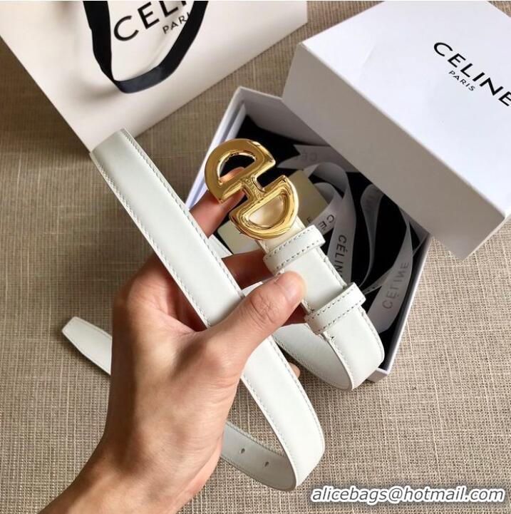 Top Grade Celine Belt 25MM CEB00018 White Gold