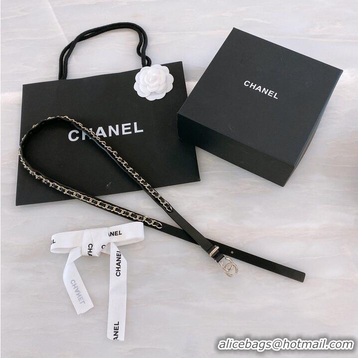 ​Stylish Inexpensive Chanel Belt 15MM CHB00001 Black