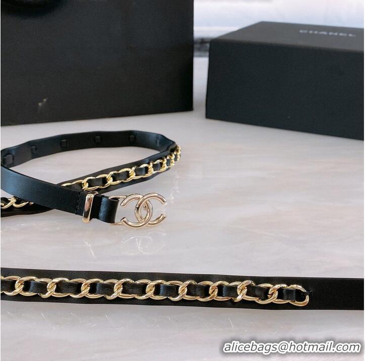 ​Stylish Inexpensive Chanel Belt 15MM CHB00001 Black