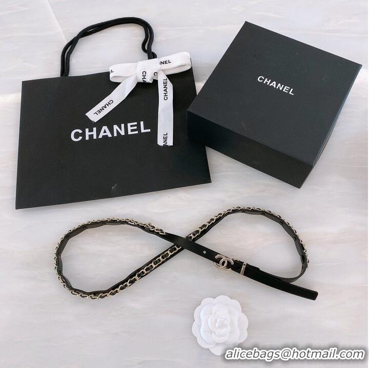 ​Stylish Inexpensive Chanel Belt 15MM CHB00001 Black