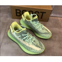 Fashion Adidas Yeezy Boost 350 V2 Sneakers 'Glow Green Static Refective '042012