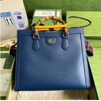 Shop Promotional Gucci Diana medium tote bag 678842 Royal blue