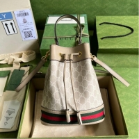 Buy Discount Gucci Ophidia small GG bucket bag 550621 Beige